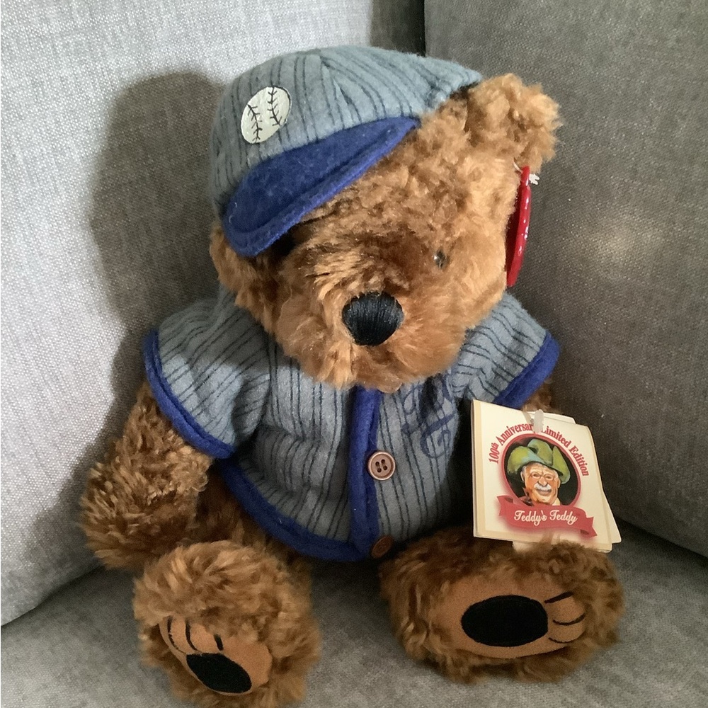 Dan Dee 100th Anniversary Teddy’s Teddy Limited Edition Baseball Bear